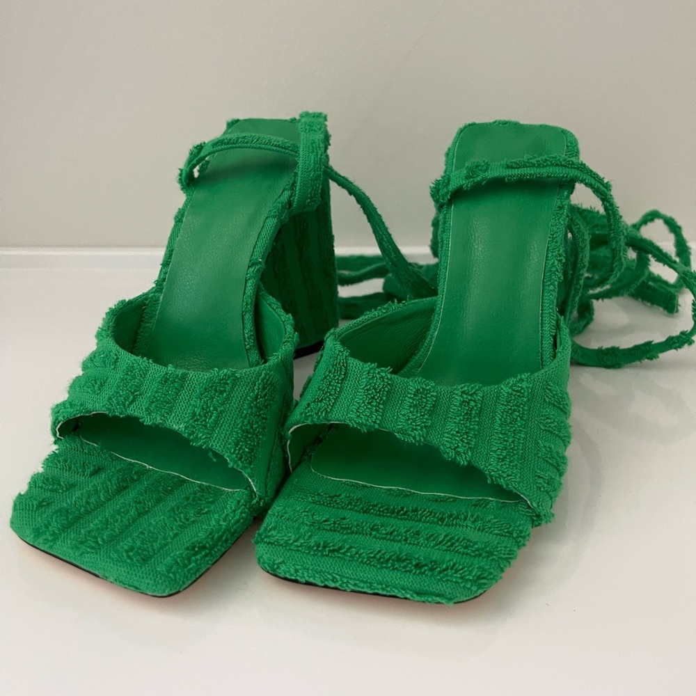 Green Women's Strappy Heels
